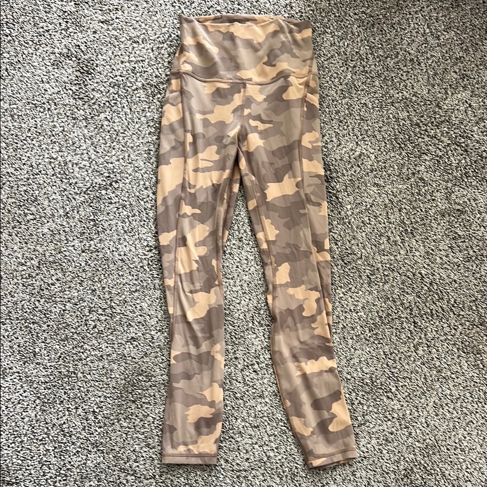 lululemon athletica Camo Leggings - Beige and Brown